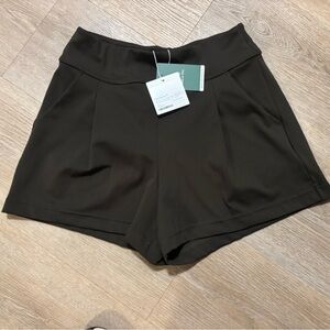 HALARA Dark Olive High-Rise Athletic Shorts
